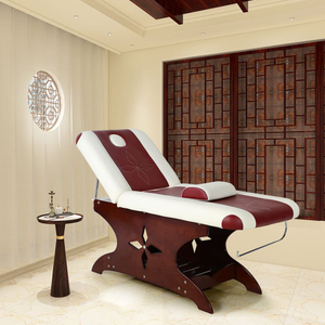 Wooden Thai Massage Table Spa Treatment Bed - Kangmei