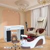 Electric Black and Gold Foot Spa Massage Manicure Pedicure Chair