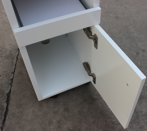 KANGZHIMEI wholesale nail table desk white with dust fan