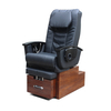 Black Wooden Base Plumbing Free Foot Spa Massage Pedicure Spa Chair