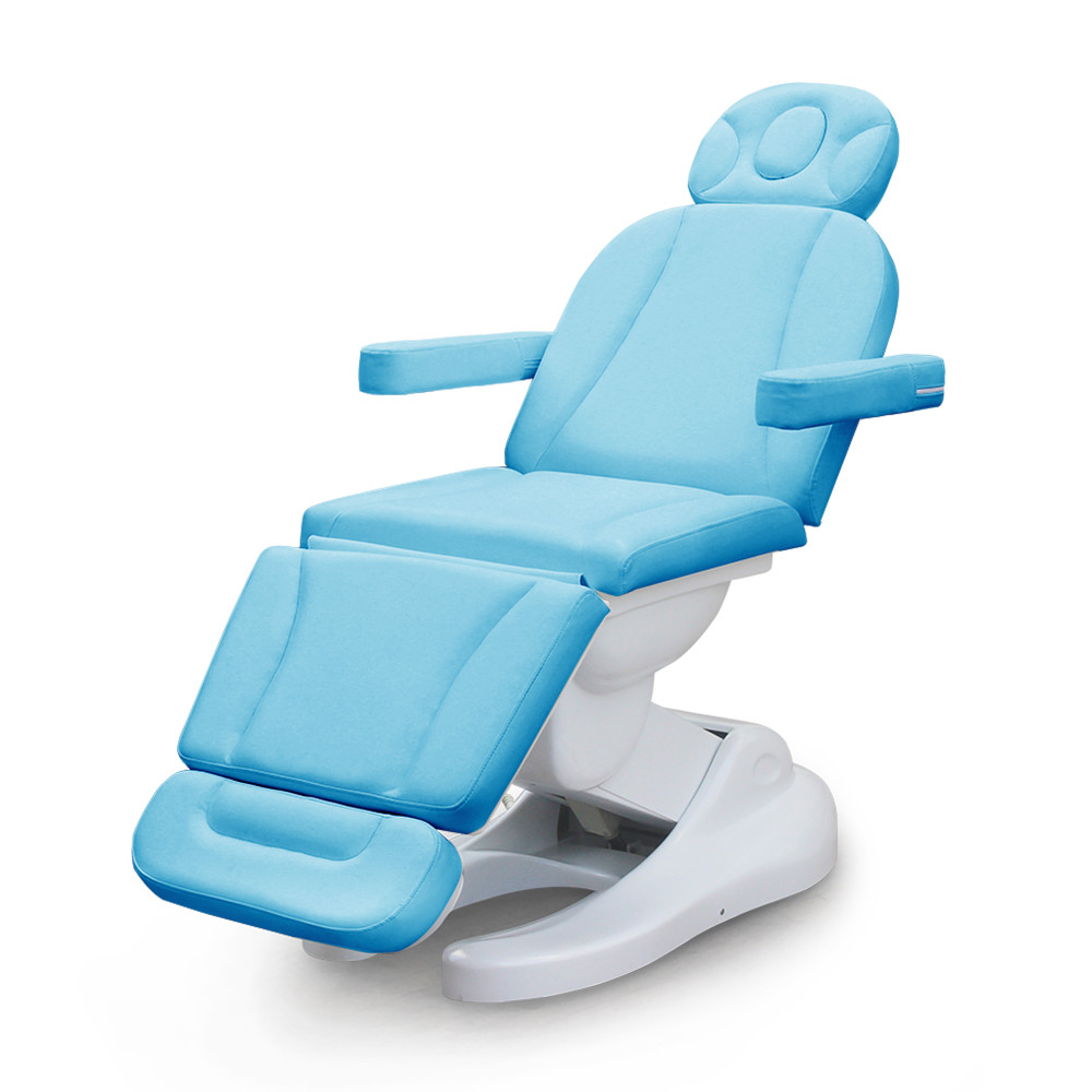 Grey Electric Massage Table Cosmetic Lash Facial Chair