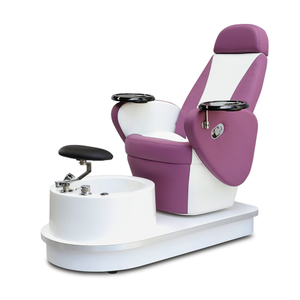 Beauyt Salon Purple Pedicure Chair with Basin - Kangmei