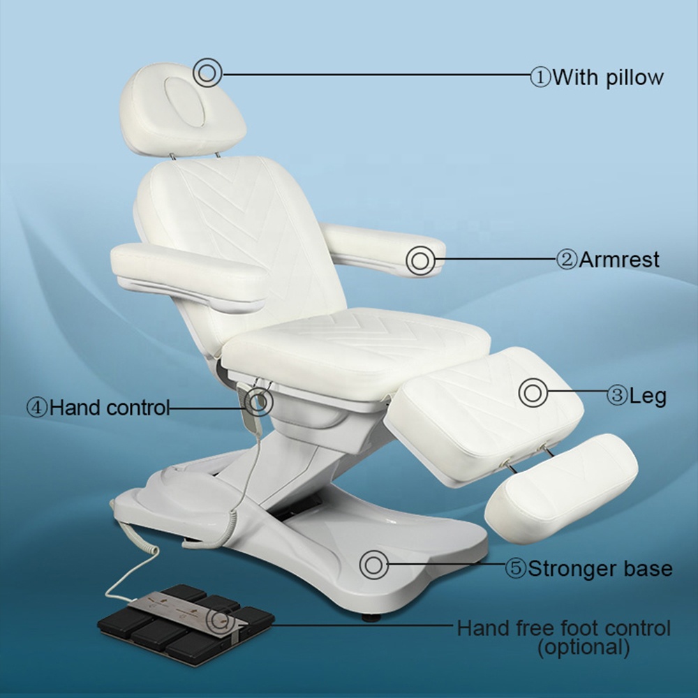 Professional Electric Lift Beauty Bed Facial Chair Massage Table