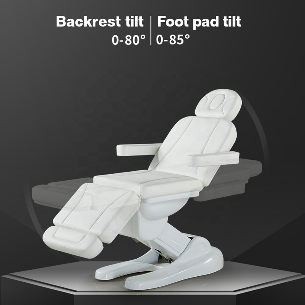 Electric Motorized Adjustable Lift Spa Massage Table Beauty Chair
