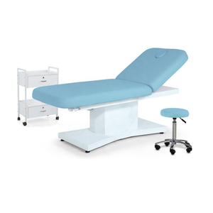 Blue Electric Massage Table Couch Esthetician Spa Facial Bed