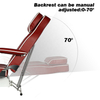 Red Adjustable Waxing Bed Hydraulic Massage TableTattoo Chair