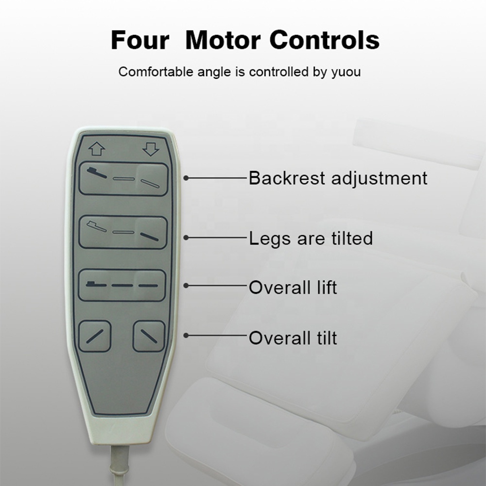 Electronic Power Lift Massage Table Beauty Facial Chair