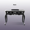 Kangmei French Luxury Modern Style Beauty Nail Spa Salon Furniture Black Nail Station Manicure Table