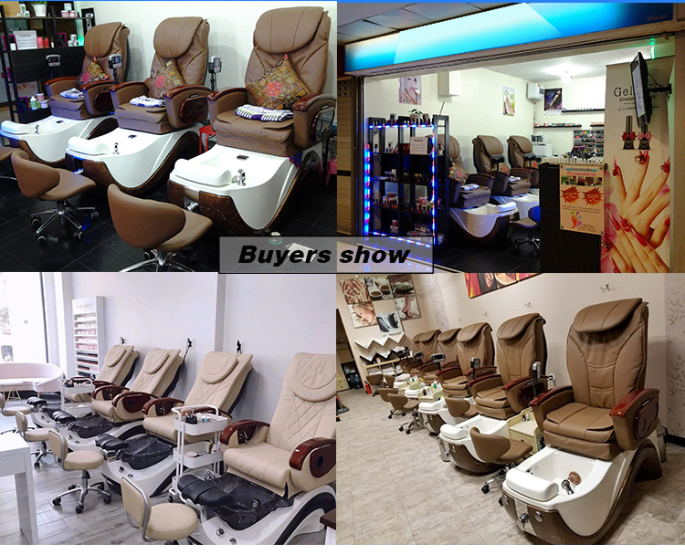 Black Nail Salon Massage Spa Chair for Sale - Kangmei