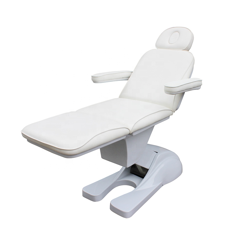 White Electric Automatic Therapy Massage Table Facial Bed for sale