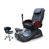 Black Pipeless Whirlpool Electric Foot Spa Massage Pedicure Chair