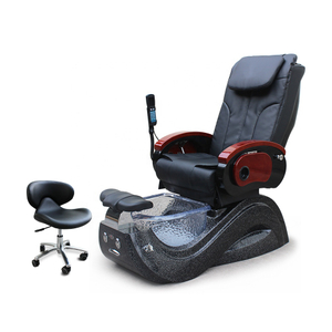 Black Pipeless Whirlpool Electric Foot Spa Massage Pedicure Chair