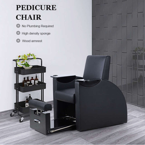 Simple Black Pedicure chair No Plumbing for Sale - Kangmei