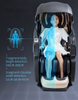 Luxury Full Body 3D AI Smart SL Track Zero Gravity Shiatsu Massage Chair